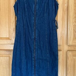 Chic Denim Midi Dress